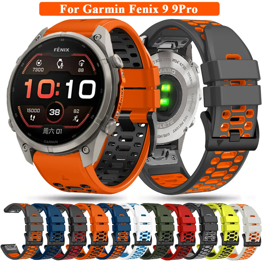 Premium Breathable Silicone Watchband Strap