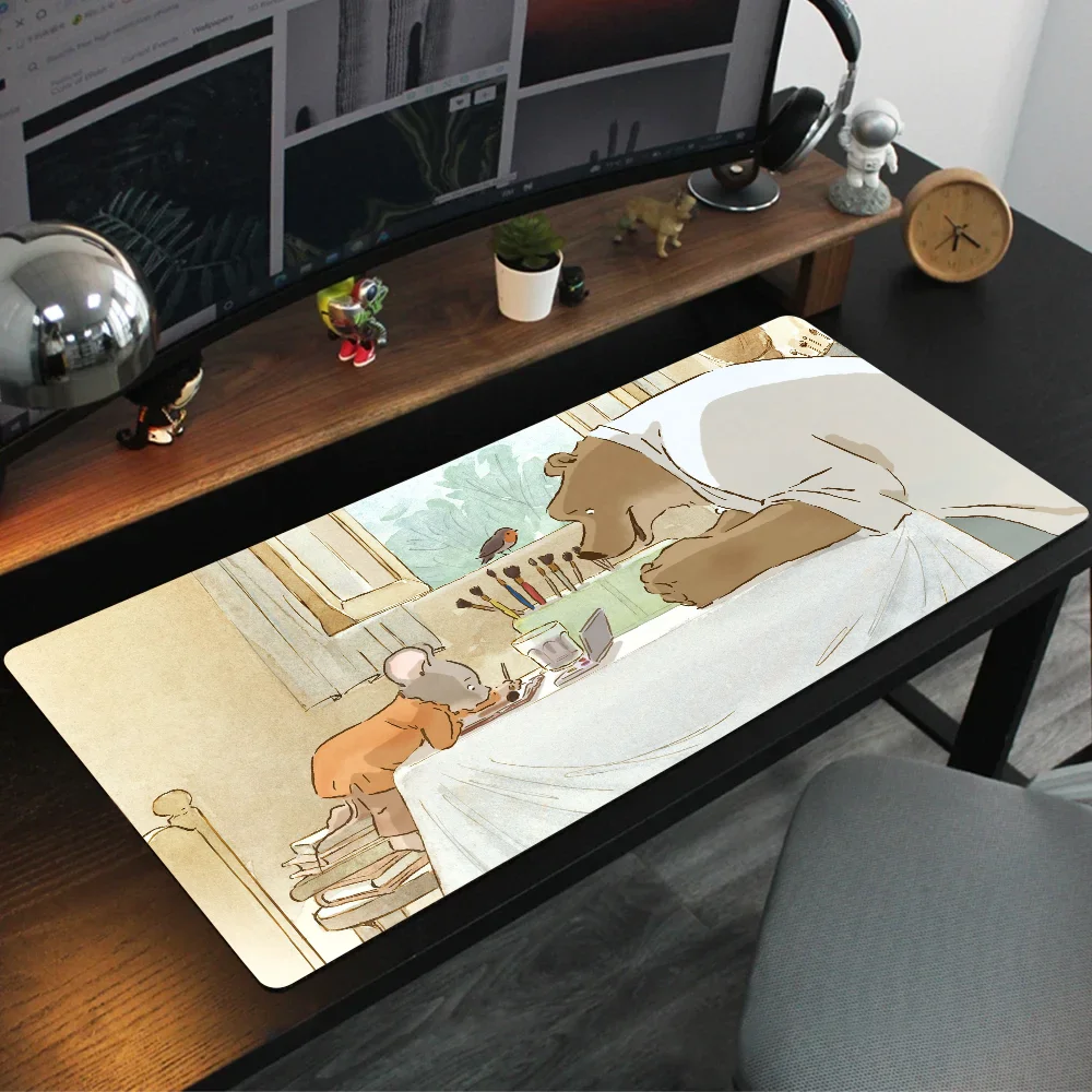 1pc E-Ernest Et C-Célestine Pad Mouse Mat Desk Mat With Pad Gaming Accessories Prime Gaming XXL 5