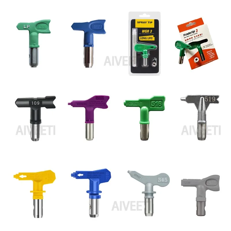 Airless Spray Tip Nozzle 215 321 423 517 623 caulking nozzle applicator caulking gun applicator for Titan Wagner Gaco Airless Paint Spray Gun Machine Accessory Airbrush tools