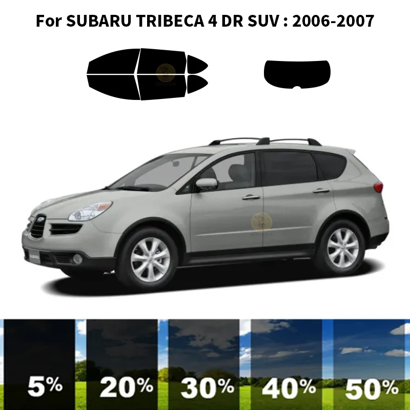 

Precut nanoceramics car UV Window Tint Kit Automotive Window Film For SUBARU TRIBECA 4 DR SUV 2006-2007