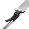 Garden Leaf Rake Expandable Cleaning Leaves Sticks and Debris Telescoping Handle Lightweight for Flower Beds Roof Gardening Yard 5