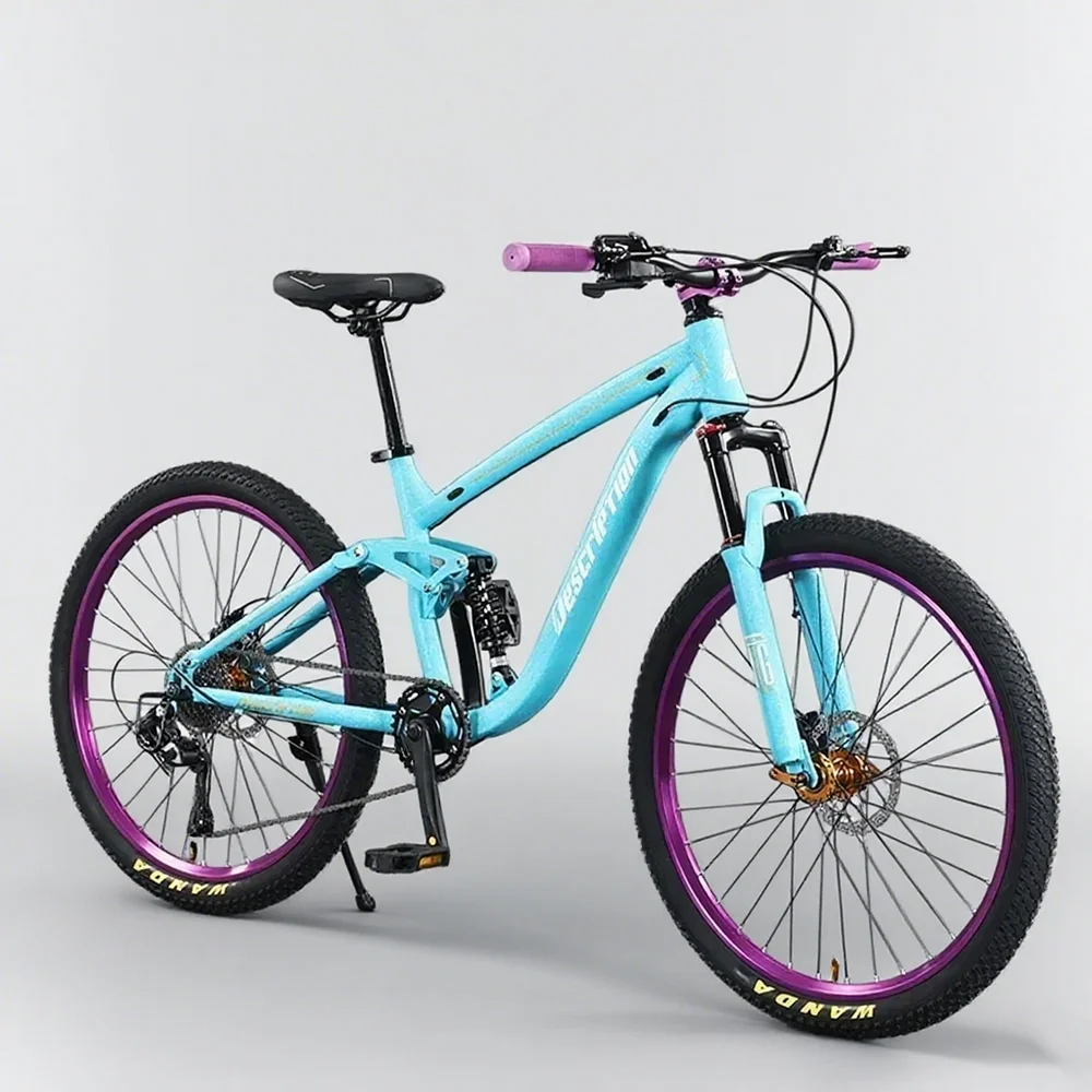 Soft Tail Mountain Bike Hydraulic Dual Suspension Off