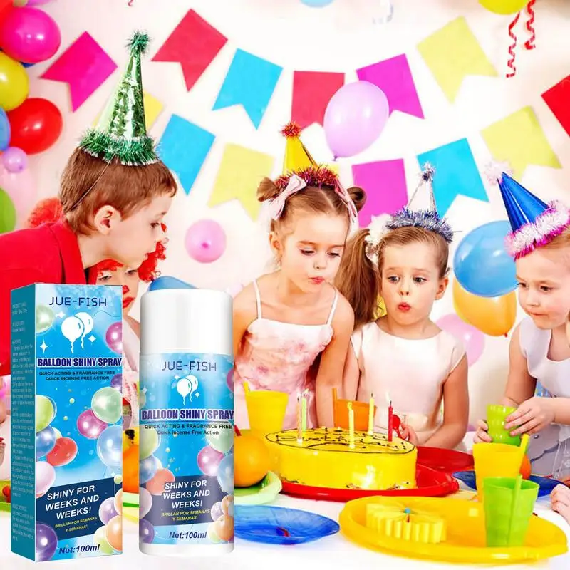 Balloon Spray Shine Spray For Balloons Shiny Glow Balloons High Gloss  Prevent Oxidation Anti Fading Polish Birthday Party Decor - AliExpress