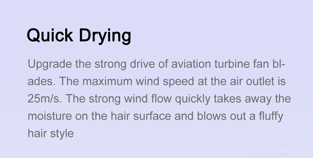 Xiaomi Mijia H301 Anion Hair Dryer description image 4