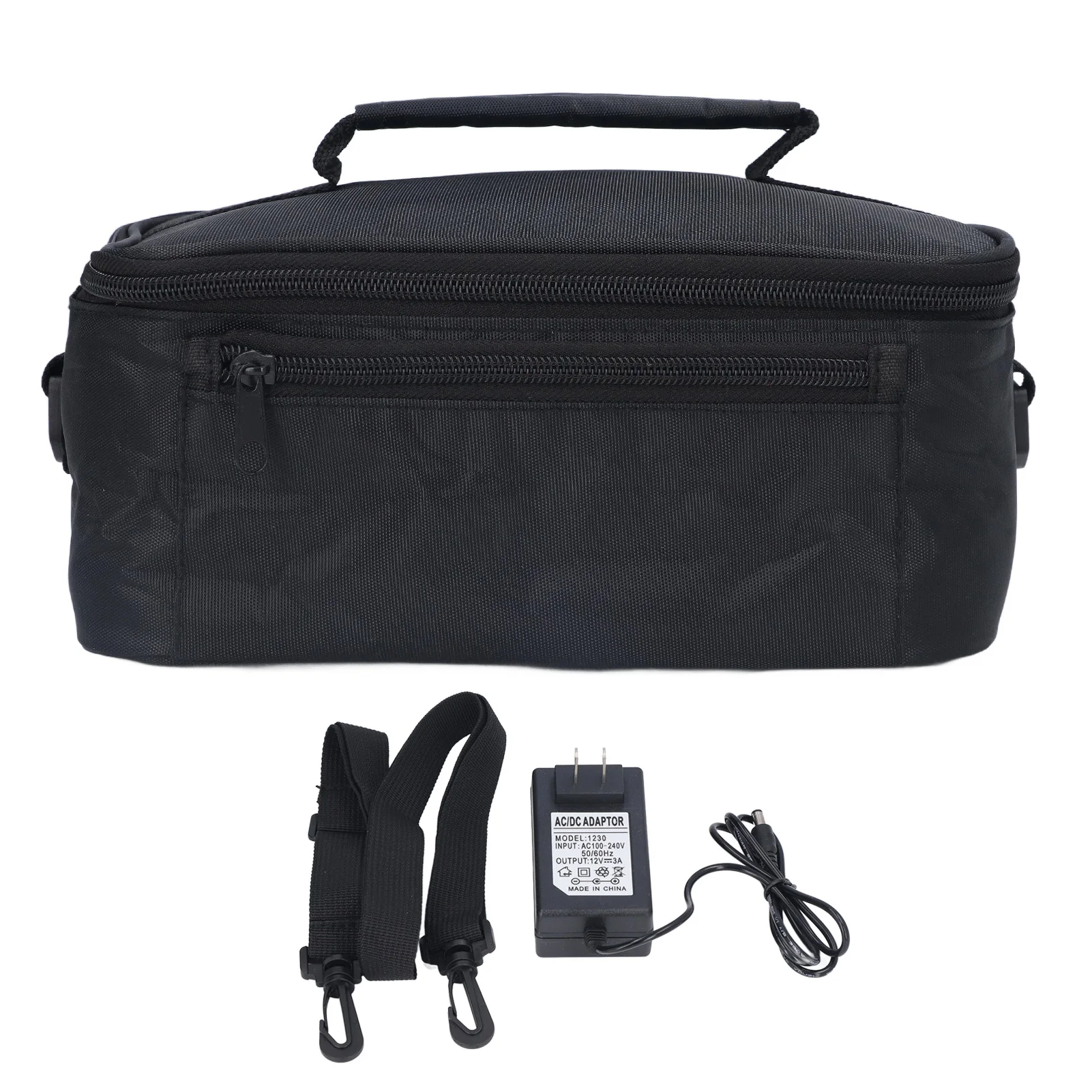 Insulation Heating Food Pack High Efficiency 12V Safety Voltage Heating Lunch Bag Automatic Constant Temperature for Traveling