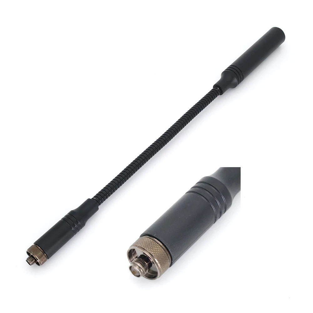 

AT-33 33cm SMA-Female Goose Tube Folding UHF VHF Antenna for Baofeng UV-5R UV-82 BF-888s Walkie Talkie Accessorie