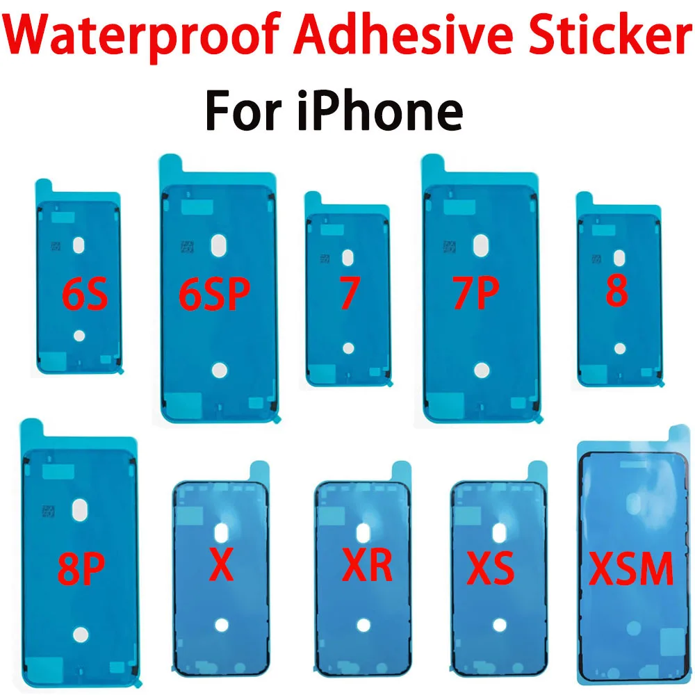 Joint D'étanchéité Autocollant Pour écran IPhone XS - Adhésif Noir - Garantie 2 Ans - Neuf