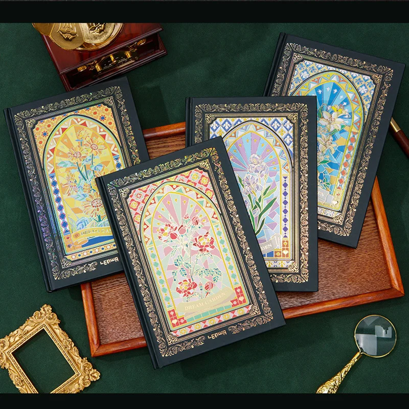 하드커버 레트로 A5 노트 드림 가든 시리즈 아름다운 일기 학생 Notepa