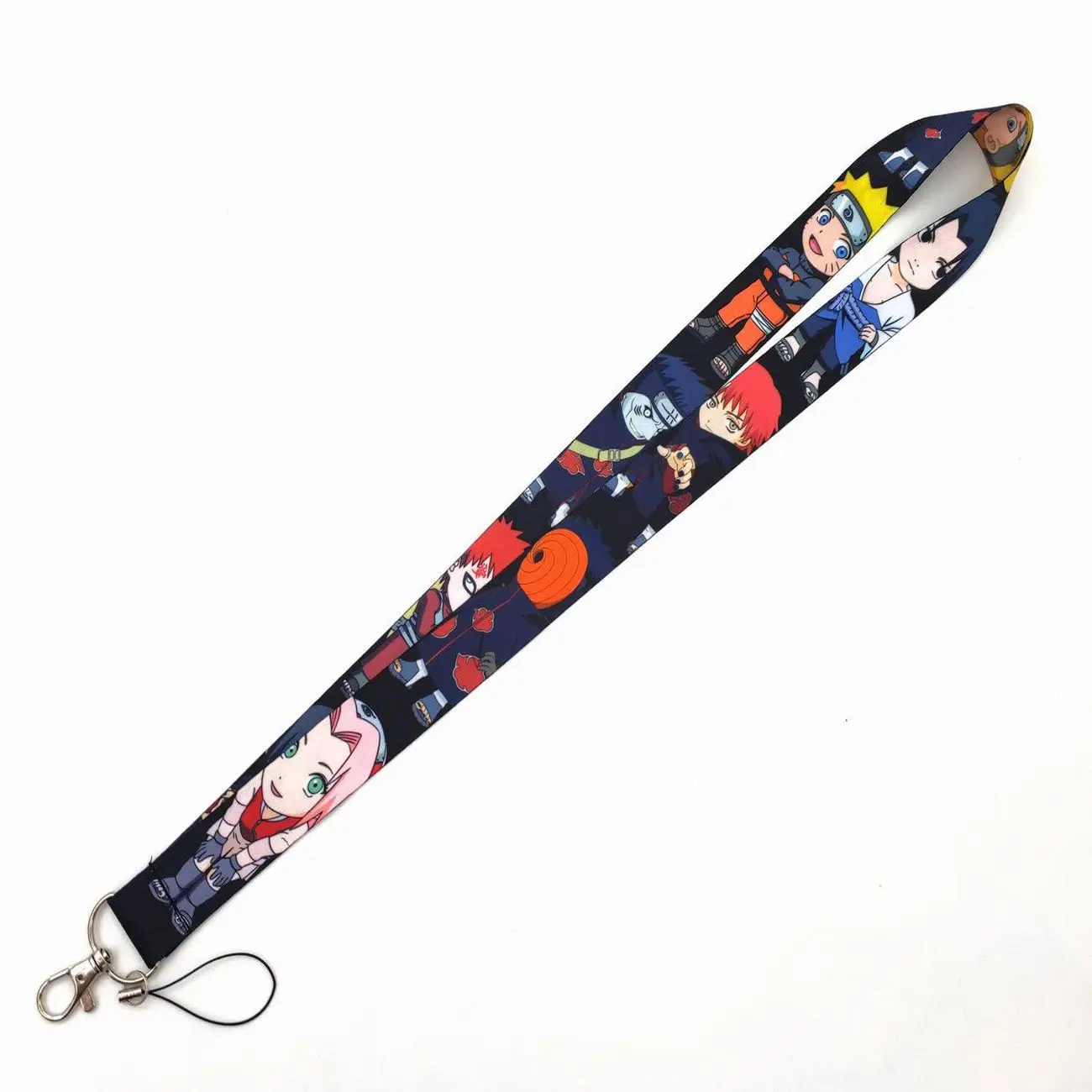 Naruto Anime Lanyard - Versatile Accessory for Phones, Keys, and ID Badges