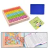 1-100 Digital Math Learning Toy Educational Montessori Toys Train Logical Wooden Sudoku Board for Birthday Gift Kids Children 6