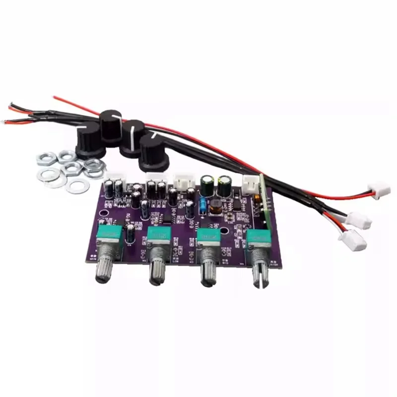 A75T DC 9-29V 오디오 믹서 프리 앰프 보드 게인 프런트 엔드 튜닝 증폭 보드 HIFI 스피커 앰프 보드