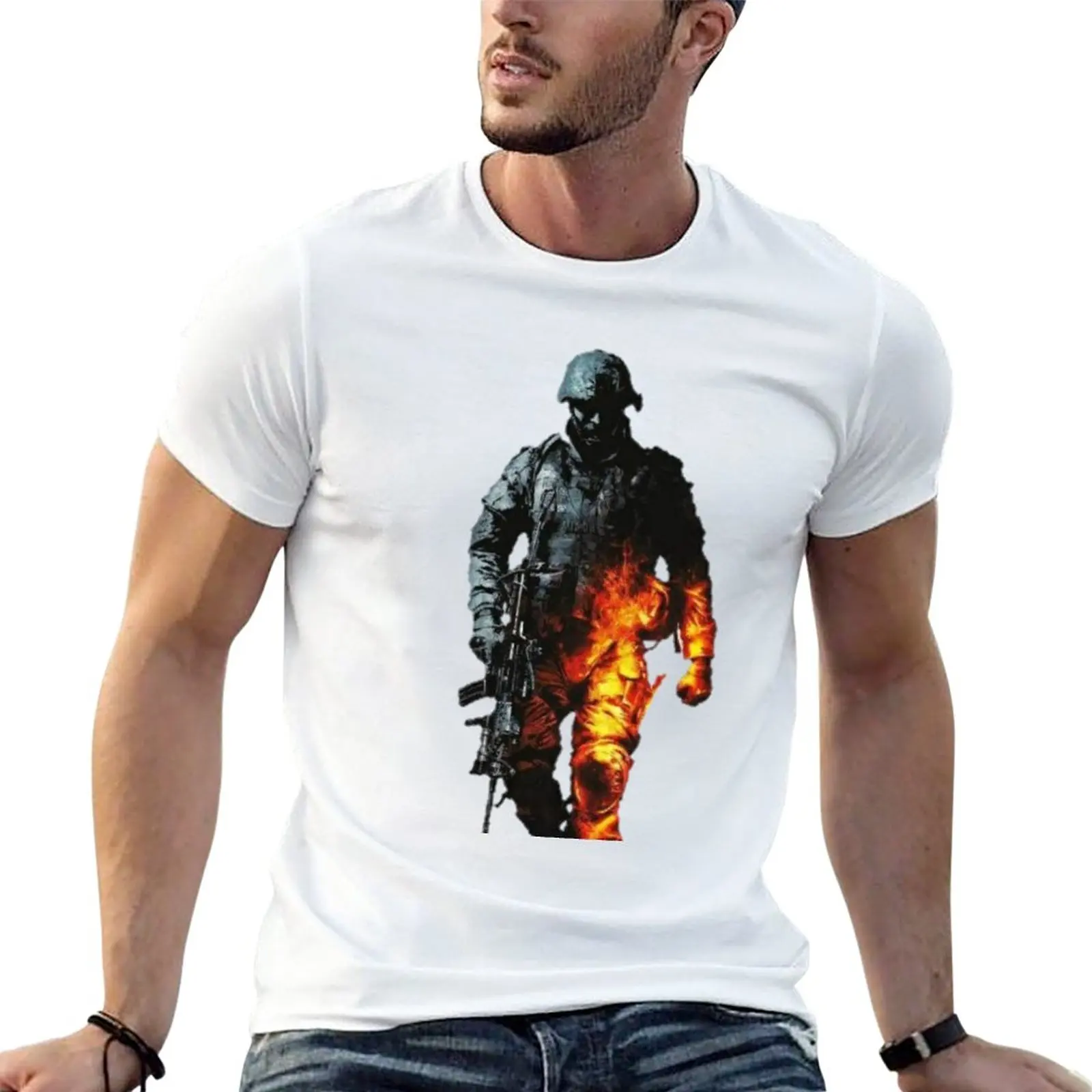 New Battlefield 2042 T-Shirt Ad Asciugatura Rapida T-Shirt Abbigliamento Uomo