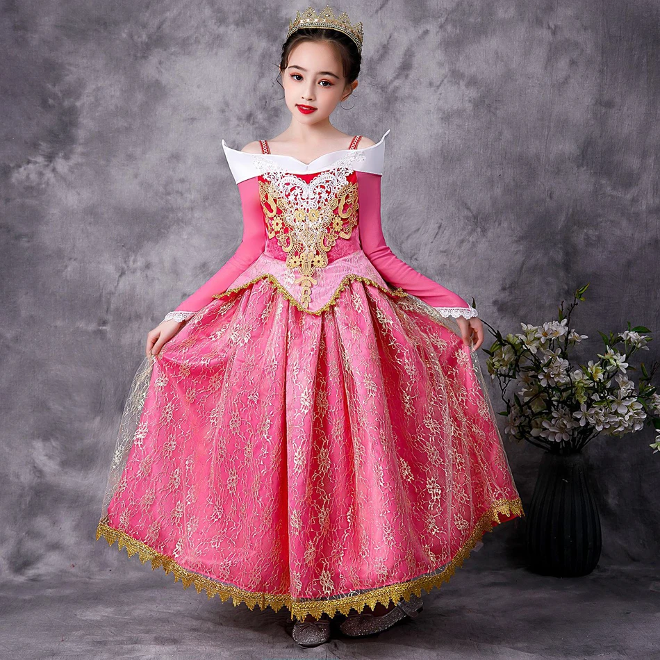 vestido princesa disfraz princesa aurora para niÃ±a