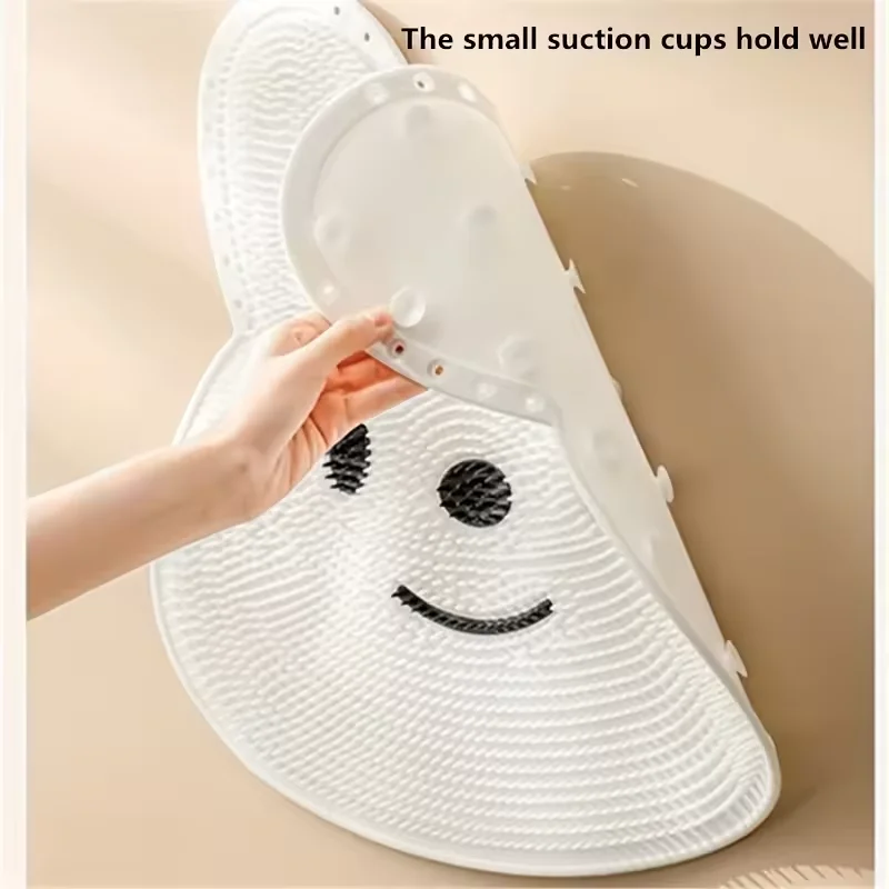 Exfoliating Silicone Non-Slip Bath and Shower Massage Mat