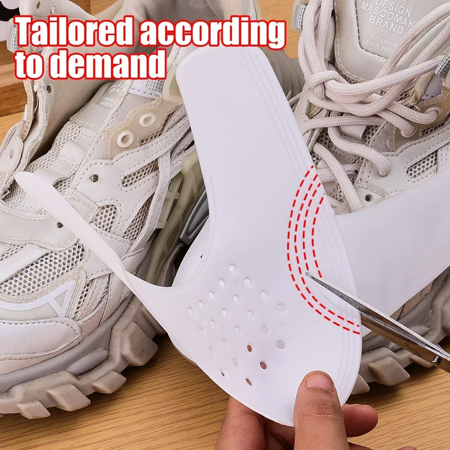 Shoe Crease Guard: Anti-Wrinkle Lightweight Shield Inserts