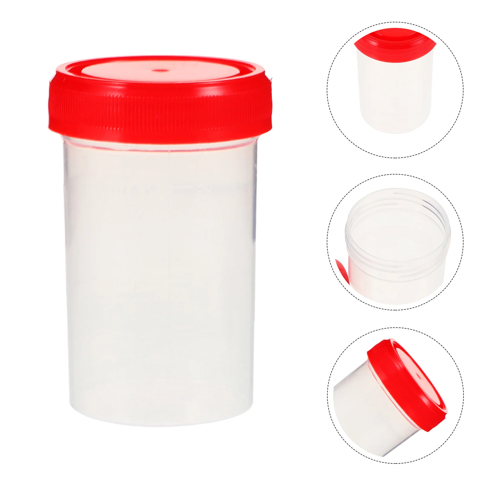 Urine Cups Testing Storage Containers Urine Sample Containers Leak Proof Pee Specimen Plastic Cups Urine Sample Jars