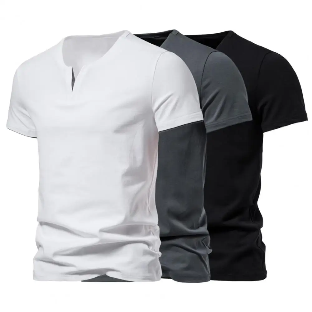 

Мужская быстросохнущая футболка с коротким рукавом для спортзала, бега, Влагоотводящая футболка с круглым вырезом, тренировочная спортивная рубашка для тренажерного зала, легкие Топы