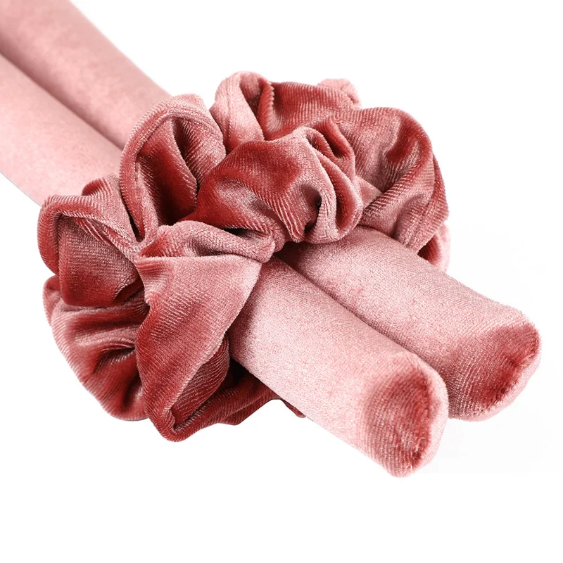 

Heatless Curling Rod Headband Ribbon Silk Hairwear Curlers Lazy Curling No Heat Sleeping Soft Curler for Girl Woman Styling Tool