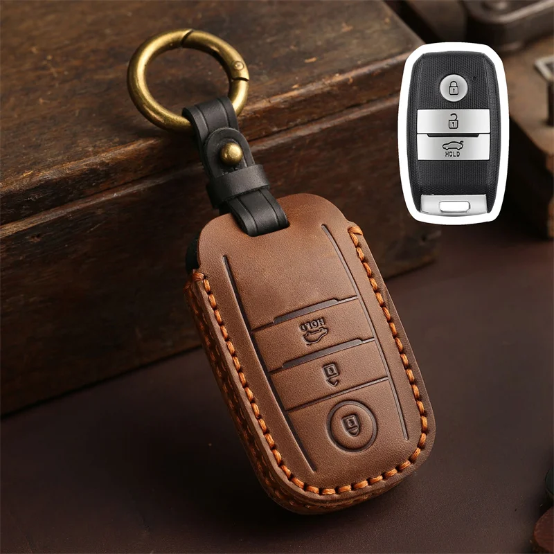 Premium Leather Car Key Case