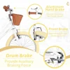 22514-b792c2.jpg Children's 12-20 Inch Vintage Style Bikes with Training Wheels, Basket, and Bell for Ages 2-12