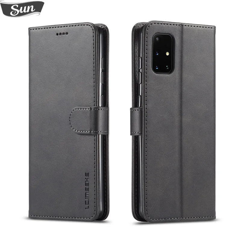 

Чехол для Samsung Galaxy A71, кожаный Роскошный кошелек, флип-чехол для Samsung A71 5G, чехол для телефона