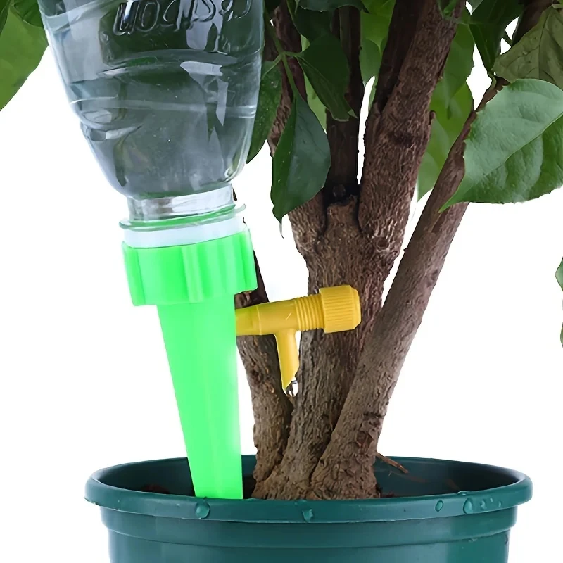 Self Watering Drippers 10 Packs Auto Irrigation Devices Vacation Automatic Plants Water System With Adjustable