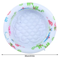Piscine gonflable ronde pour bébés et tout-petits, petite pompe portable pour enfants, piscine d'intérieur et d'extérieur, dinosaure de dessin animé 2