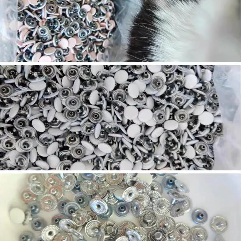 Wholesale 100-400sets Mini Colorful 6mm Round Metal Snap Buckles Sewing Doll Clothing Shoes Bags Decorative Coat Snap Button DIY 4