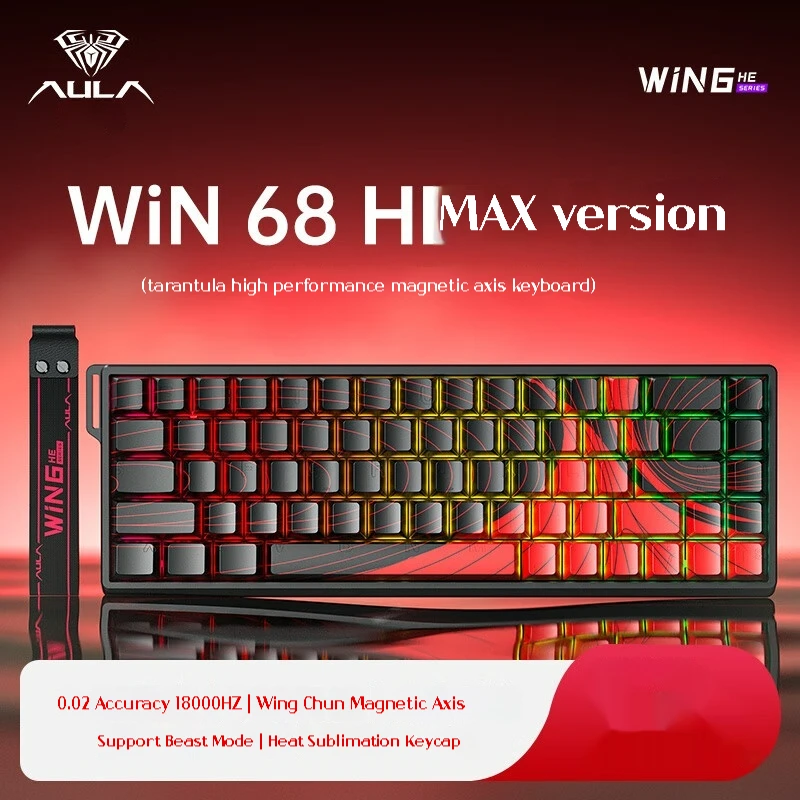 AULA WIN60HE Magnetic Switch Keyboard: Fast & Responsive