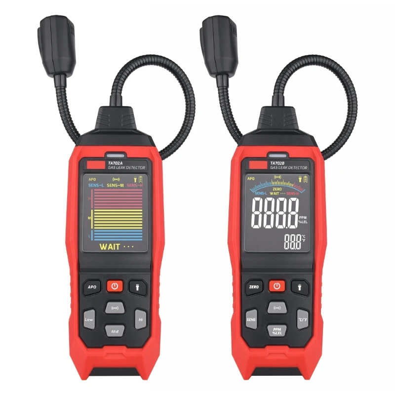 

Compact Efficient Combustible Flammable Natural Gases Tester Sound Light Alarm