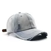 D&T 2024 New Fashion Baseball Cap Men Women Cotton Material Adjustable Retro Distressed Holes Vintage Sun Protection Casual Cap 5