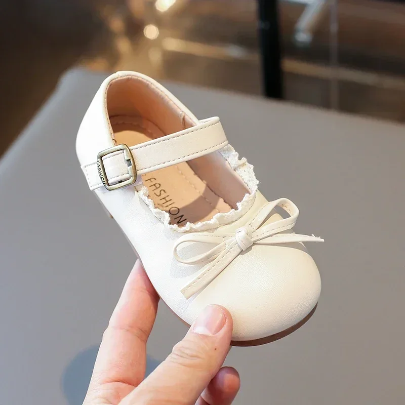 Mode Frühling Herbst Mädchen Flache Schuhe Bowknot Kinder Prinzessin Leder Schuhe Kausalen Vielseitige Kinder Schuhe für Hochzeit Party – Detail 18