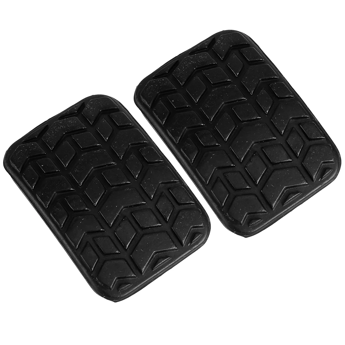 B092-43-028 2pcs Brake Clutch Rubber Pedal Pad Cover Fit for Mazda Miata 1990-1997 1999-2003 Black