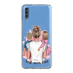 Chic Baby Girl & Mom Family Phone Case Cover - Samsung A02S (B8)