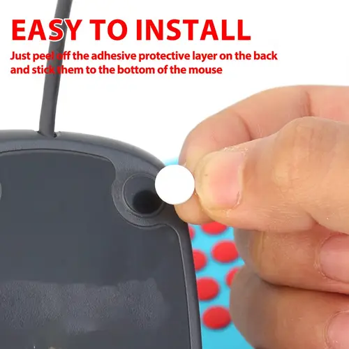 20-100Pcs 6mm/7mm Diameter Small Dots Universal Mouse Skates DIY Mice Glide Feet ICE Control Speed Version for Rubberized Mouse - Image 3