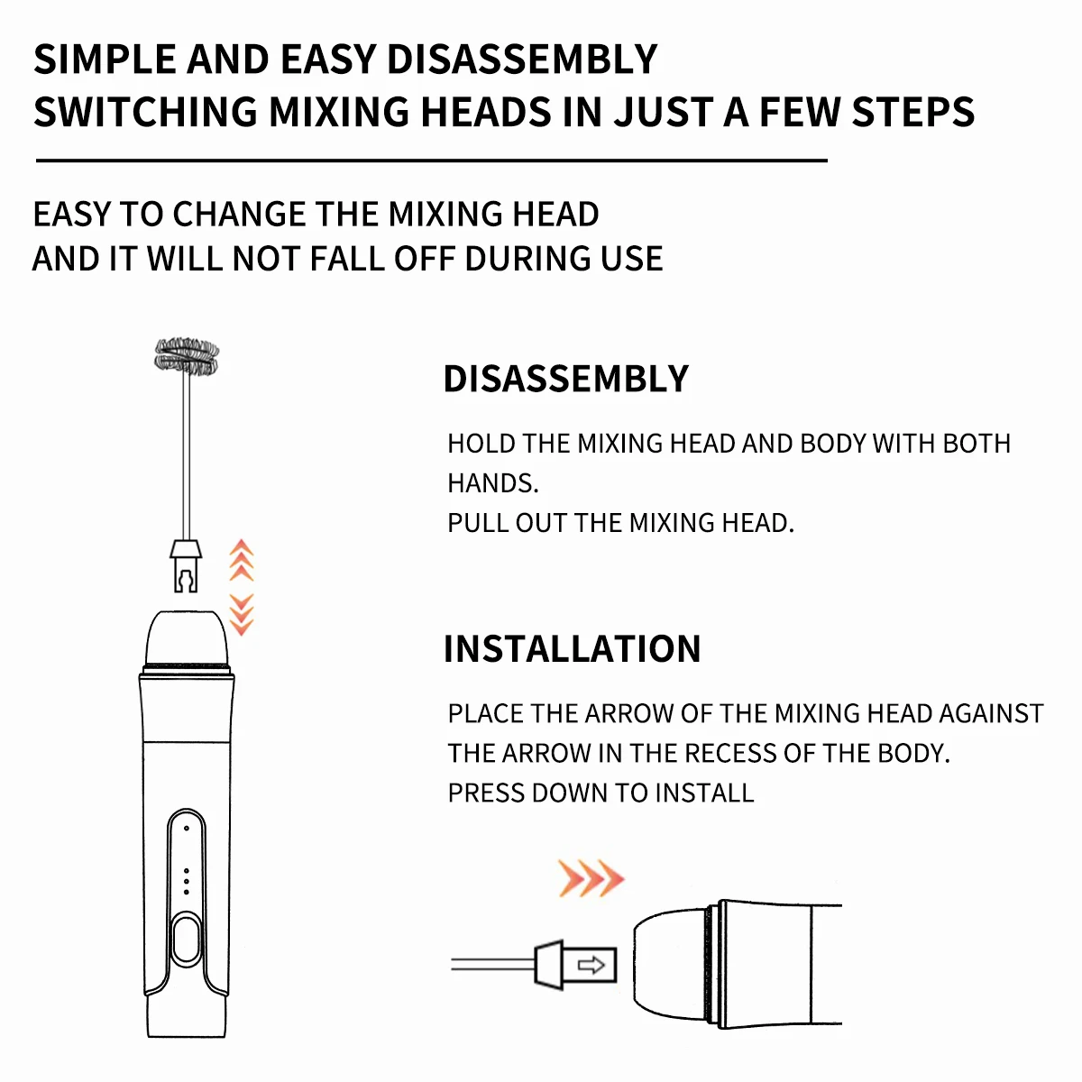 saengQ Milk Frother Handheld Foamer Coffee Maker Egg Beater Cappuccino Stirrer Mini Portable Blender Kitchen Whisk Tool 5