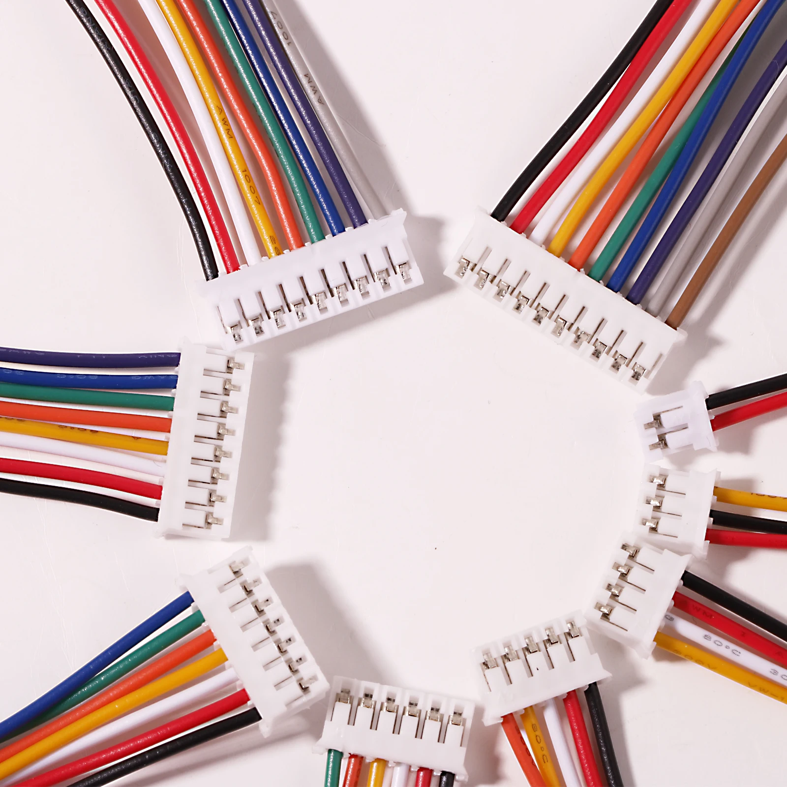 JST PH 2.0 Connector Male Female 2pin/3pin/4pin/5pin/6pin/7p/8p/9p/10p Plug With Terminal 200mm Wires Cables Socket 10/20sets