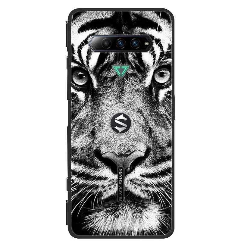 Lion Wolf Design Silicone Soft TPU Back Cover Case