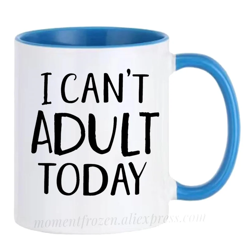 

Graduation Gifts School Teacher Students Cups I Can't Adult Coffee Mugs Kids Cocoa Mugen Tableware Drinkware Teaware Coffeeware