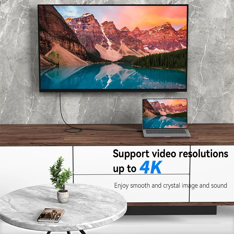 4K DisplayPort-HDMI ȣȯ ̺ DP-HD  ÷ Ʈ PC Ʈ HDTV  Ϳ   ̺ 3m