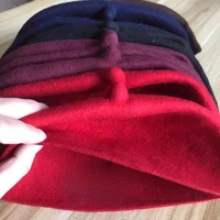 Casquettes de béret en feutre de laine pour hommes musulmans, chapeaux de fête de danse sur scène, mode noir rouge Kufi Hijab fait à la main, bonne sensation 4