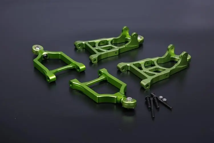 Aluminum Front /rear Lower/upper Suspension Arm Set for HPI Rovan KM Baja 5b ,ss