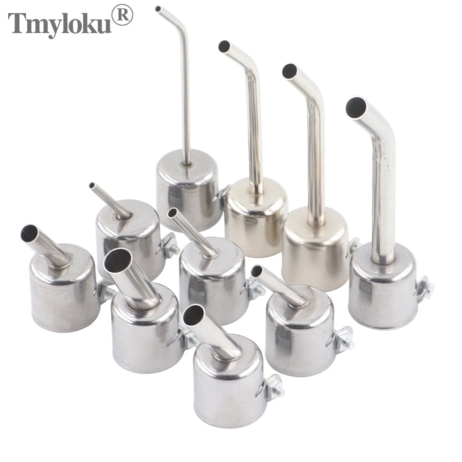 Station de dessoudage coudée d'extension de buse de pistolet à Air chaud universel série BGA 850 avec buse BGA universelle 3mm 5mm 6mm 8mm 4 pièces