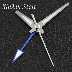 Silver Red High Quality GMT Watch Hands with C3 Green Luminous Needles (Silver Blue A)