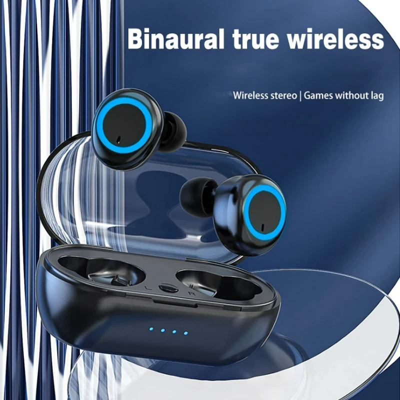 TWS Wireless Bluetooth Headphones, Earphones, Touch Control, Sports Earbuds, Microphone, Works on All Smartphones, Music Headset 4