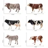 Milk Cow Children's Montessori Toys Simulated Animal Cognition Baby Early Education Puzzle Toys Model Static Animal Ornament 6
