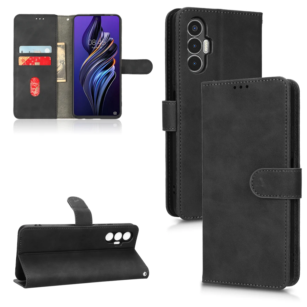 Buy ClickCase Grainy Leather Adhesive Card Case/Wallet For Tecno Pova Neo  (BLACK)