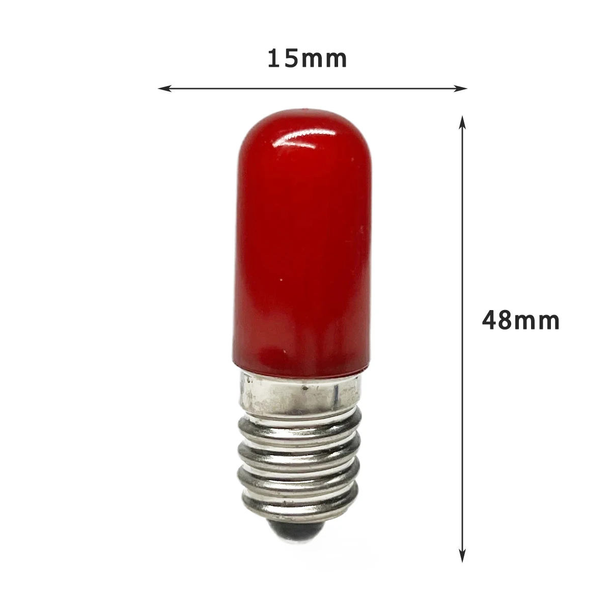 컬러풀 LED 전구 E12 E14 1.5W AC220V LED 표시등 필라멘트 전구 냉장고 전구 냉동고 전구 빨강 초록 파랑 노랑