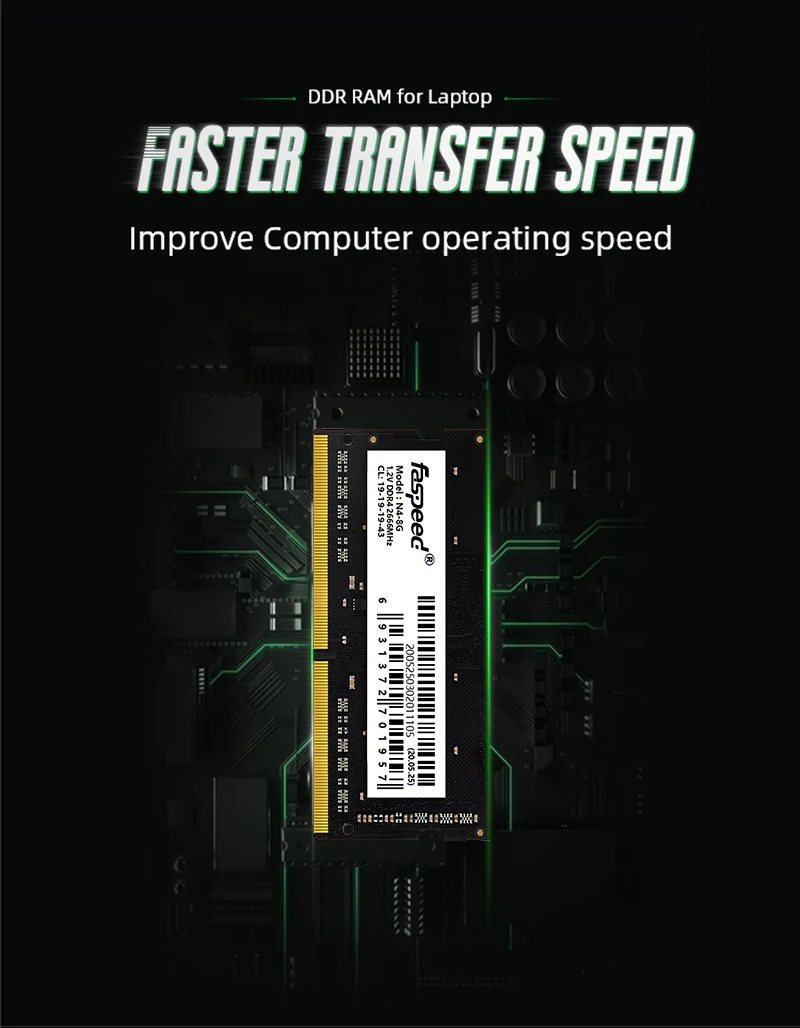 Faspeed Pc Ram Ddr3 8gb Faspeed Memoria Ram Notebook DDR4 DDR3