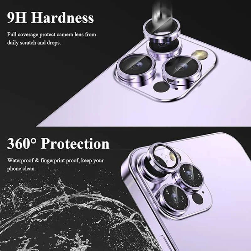 Triple Pack Camera Lens Protector with Enhanced Back Camera Protection Film